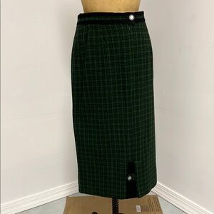Austrian Wool Lined Skirt M